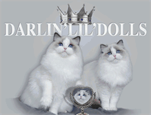 Tablet Screenshot of darlinlildolls.com